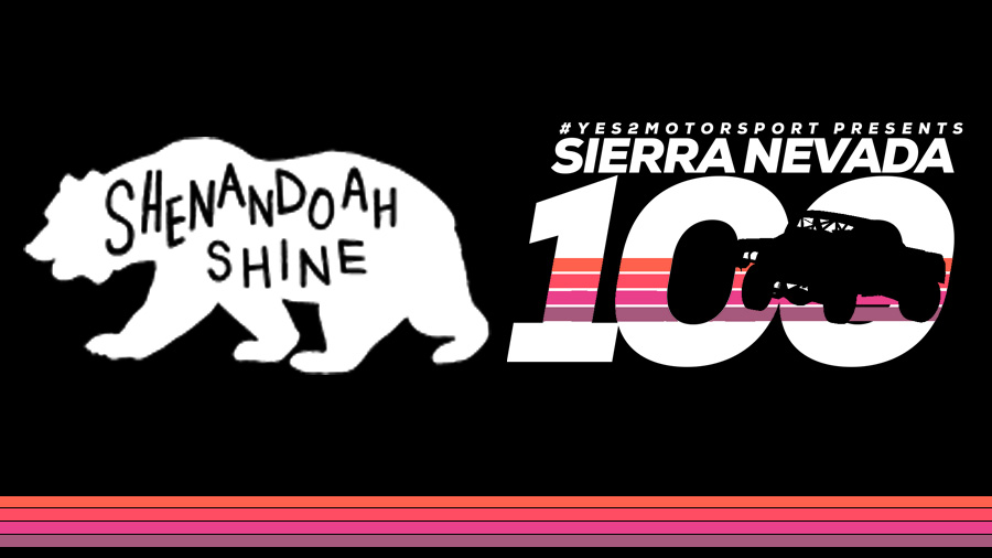 SHENANDOAH SHINE TO RETURN AS PRIMARY SPONSOR OF INAUGURAL #YES2MOTORSPORT VORTEX SIERRA NEVADA 100