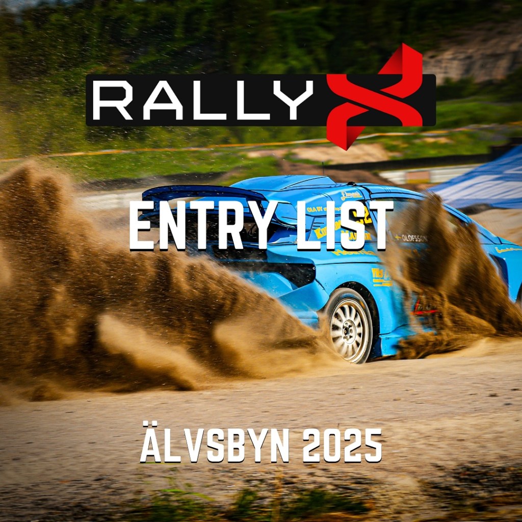 #RallyX Reveals Double-Digit Entries in All Classes for&nbsp;Älvsbyn