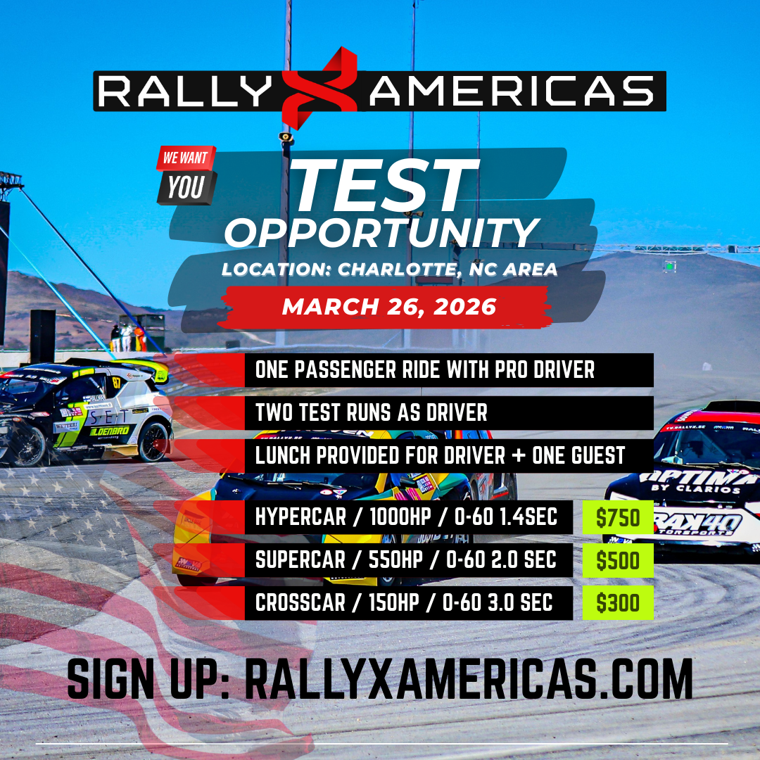 #RallyXAmericas Adds Second Open Test in Charlotte Area for March 26-27