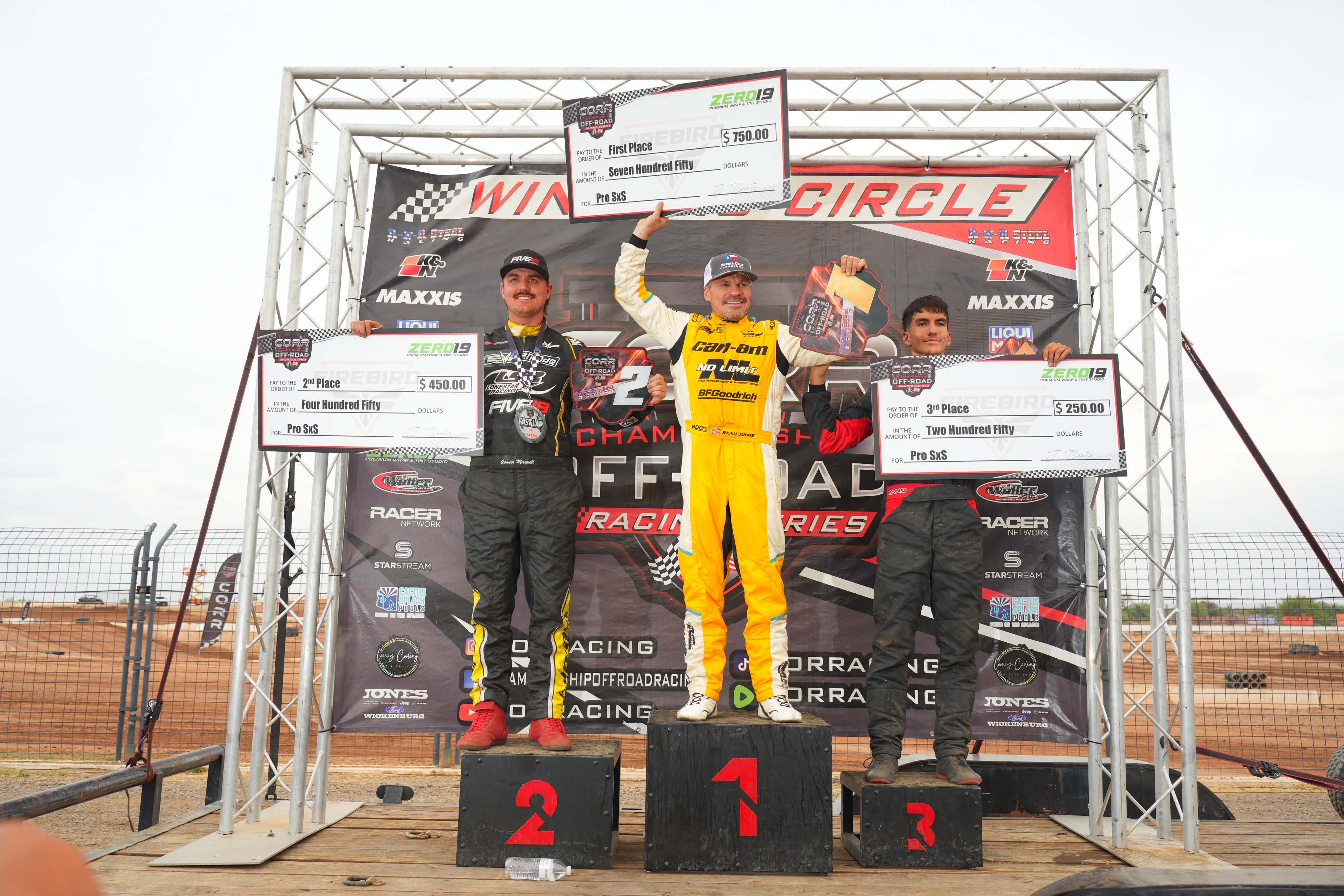 Beau Judge Headlines 2025-26 #CORR Champions With Pro SXS Win in Firebird Finale