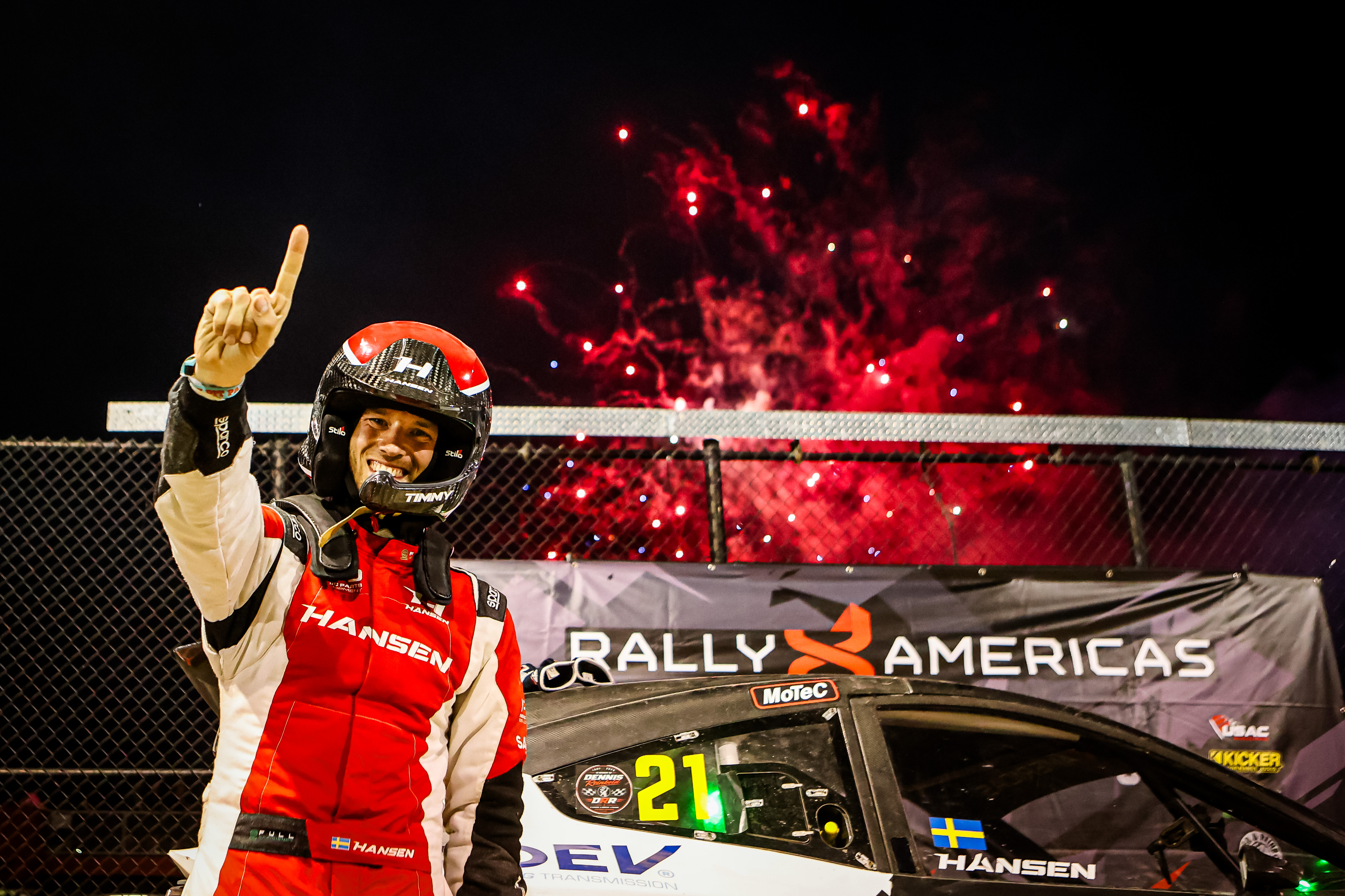 Timmy Hansen, Lukas Andersson Earn RallyX Americas Victories at Eldora