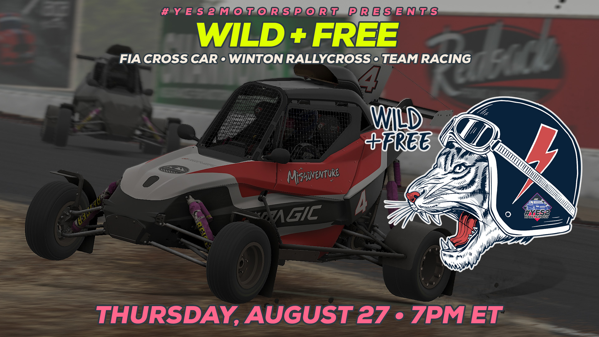 THURSDAY: #Yes2Motorsport Wild + Free – Cross Car Team Racing