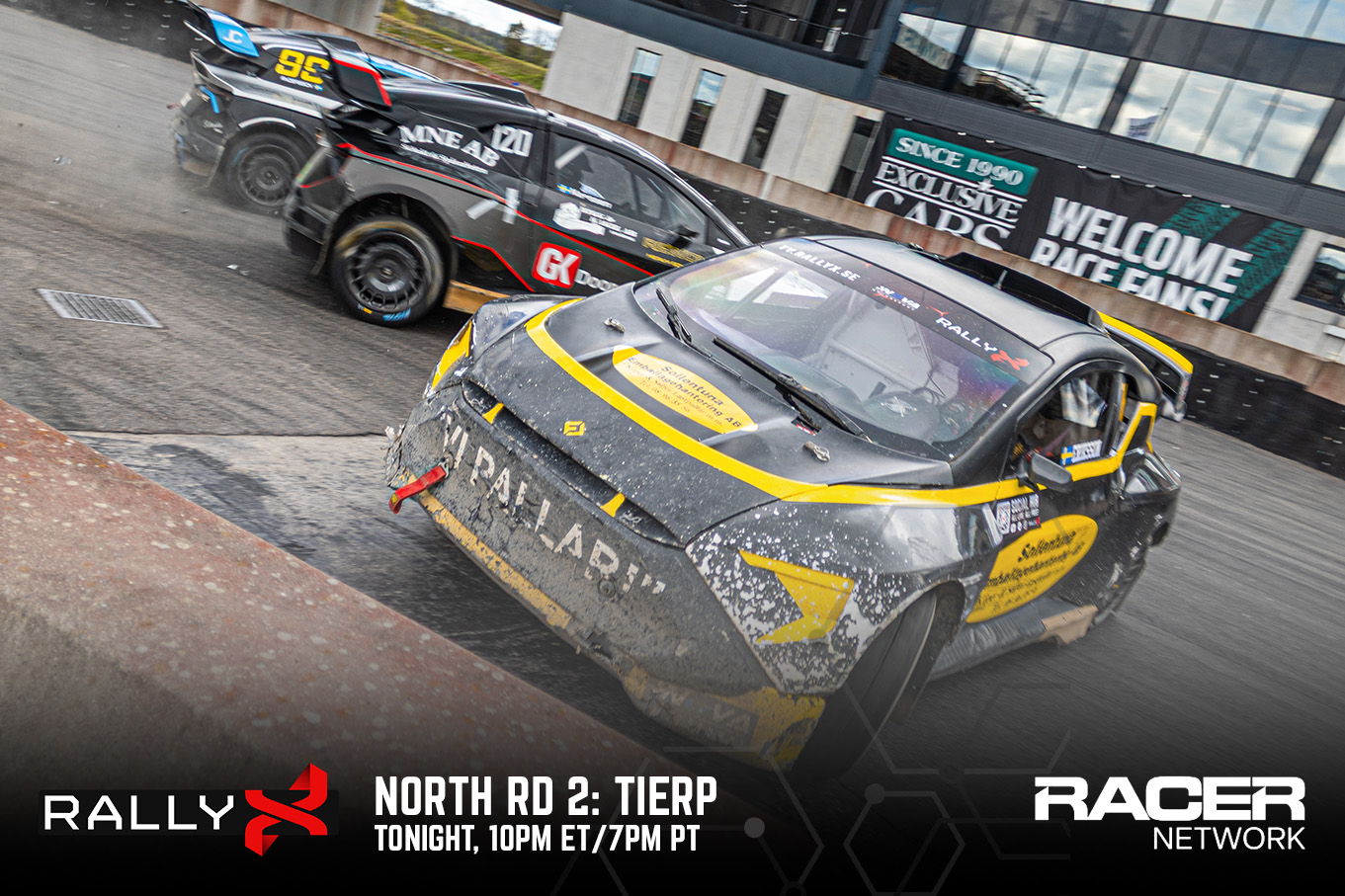 TONIGHT: #RallyX North Round 2 at Tierp | 10PM ET on RACER Network