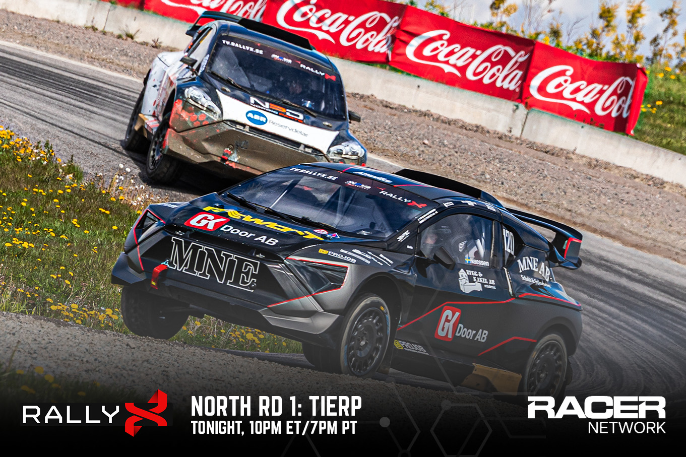 TONIGHT: #RallyX North Round 1 at Tierp | 10PM ET on RACER Network