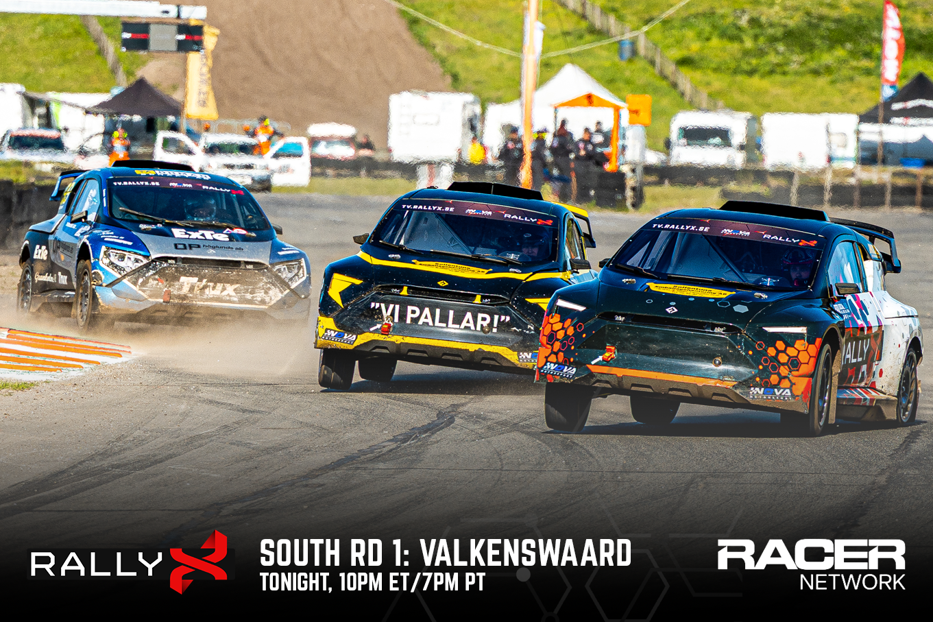 TONIGHT: #RallyX South Round 1 at Valkenswaard | 10PM ET on RACER Network
