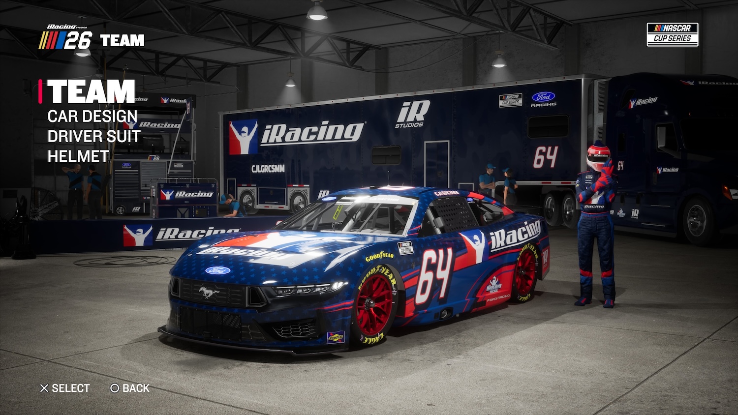 NASCAR 26 Features: My Team